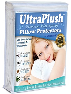 UltraPlush Premium Waterproof Pillow Protector
