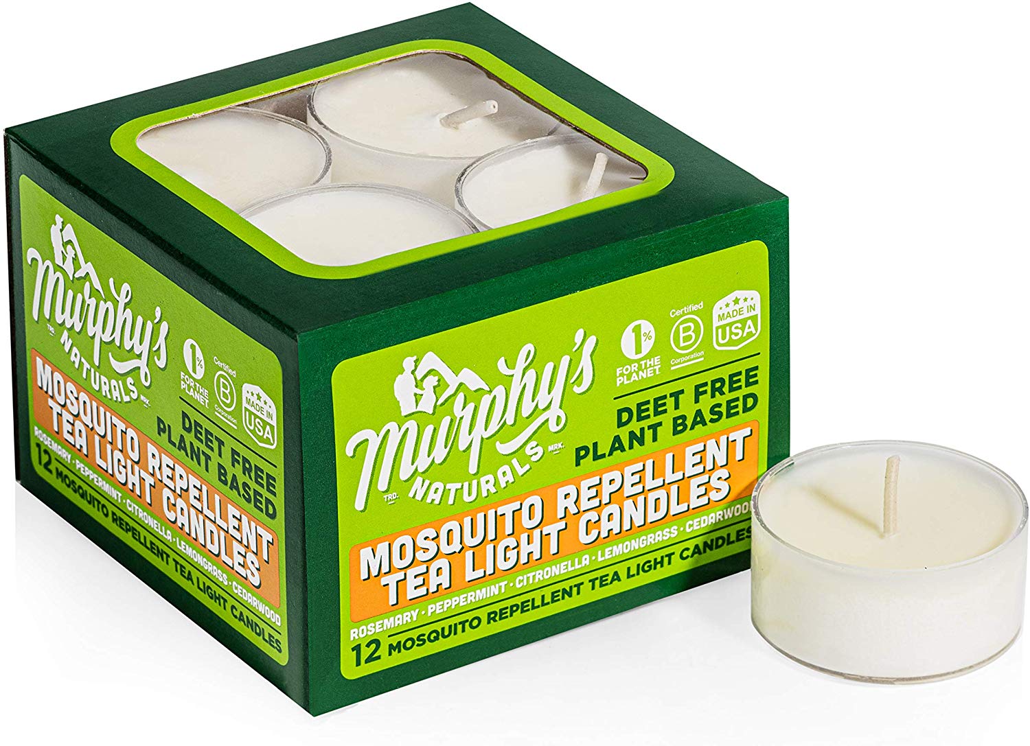 Murphy's Naturals Mosquito Tea Light Candles
